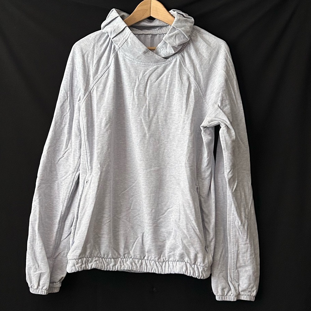 lululemon athletica Light Gray Cowl Neck Sweater
